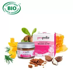 Włosomaniaczka - BIO balsam propolisowy na problemy skórne z Masłem Shea, Woskiem Pszczelim i Miodem - Propolia  - BeeYes