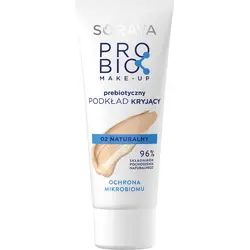 Soraya probio make-up prebiotyczny podkład kryjący 02 naturalny - ochrona mikrobiomu 30ml