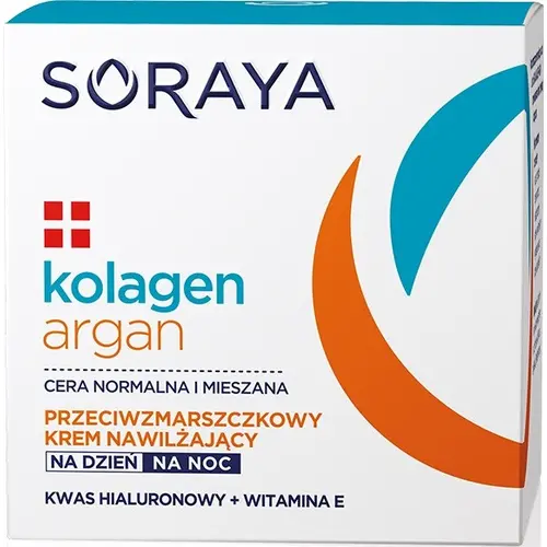 Soraya kolagen argan krem nawilżający przeciwzmarszczkowy na dzień i noc  50ml