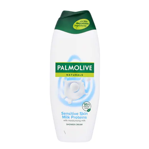 Palmolive naturals kremowy żel pod prysznic sensitive skin - milk proteins 500ml