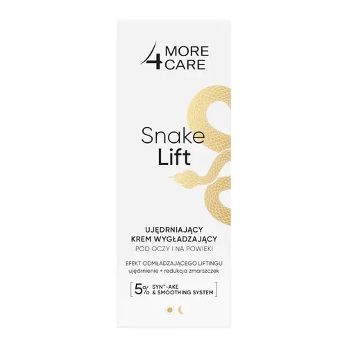 More4care snake lift ujędrniający krem wygładzający pod oczy i na powieki 35ml