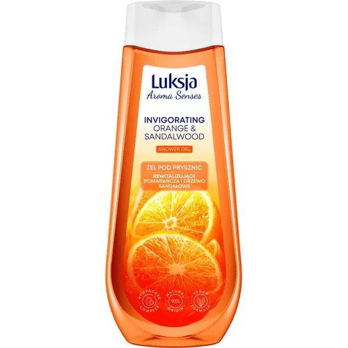 Luksja aroma senses rewitalizujący żel pod prysznic -  pomarańcza i drzewo sandałowe 500ml
