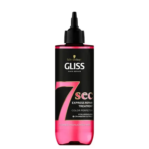 Schwarzkopf gliss hair repair odżywka do włosów color perfector - 7 sekund 200ml