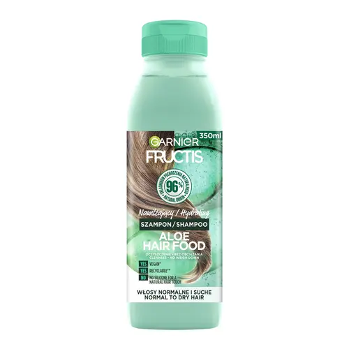 Fructis hair food aloe szampon nawilżający do włosów normalnych i suchych 350ml