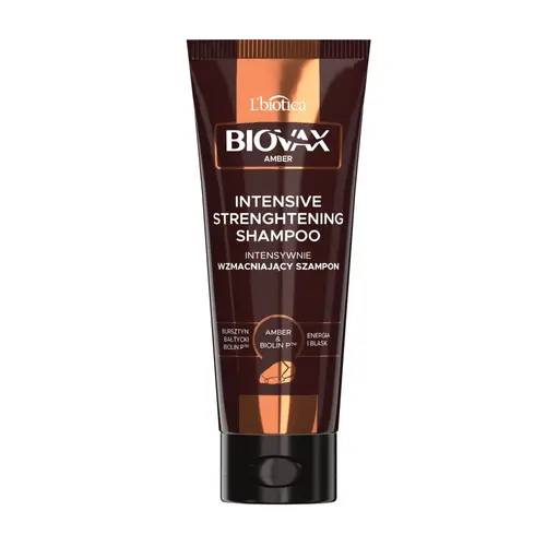 L`biotica biovax glamour amber szampon do włosów intensywnie wzmacniający - bursztyn bałtycki & biolin p 200ml