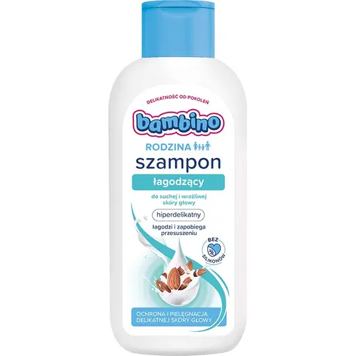 Bambino rodzina szampon łagodzący do suchej i wrażliwej skóry głowy 400ml