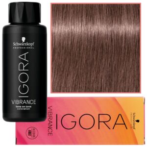 Schwarzkopf Professional Igora Vibrance – półtrwała farba do włosów bez amoniaku, 60ml 7-48 | Średni Blond Beżowo-Czerwony