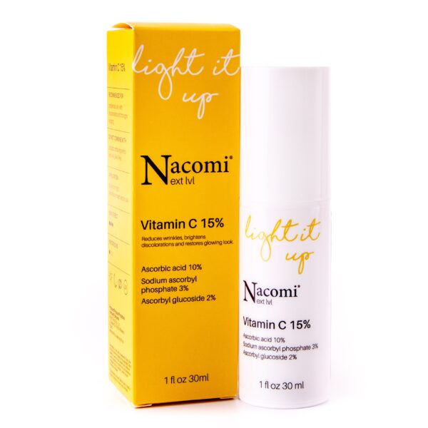 Nacomi Next Level Light It Up - serum do twarzy z witaminą C 15%, 30ml