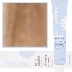 Milk Shake 9 Minutes - farba do włosów 100ml, pełna paleta kolorów 9,13 | 9AG || Popielato Złoty Bardzo Jasny Blond