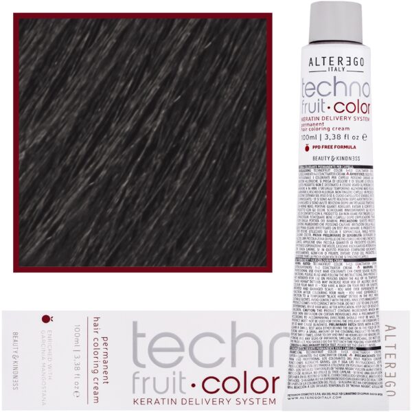 Alter Ego Technofruit Color – farba z keratyną do trwałej koloryzacji włosów, 100ml 8/11 | Jasny Blond Intensywnie Popielaty