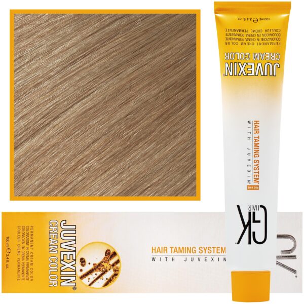 GK Hair Juvexin - farba do koloryzacji włosów z keratyną, 100ml 9 | Bardzo Jasny Blond