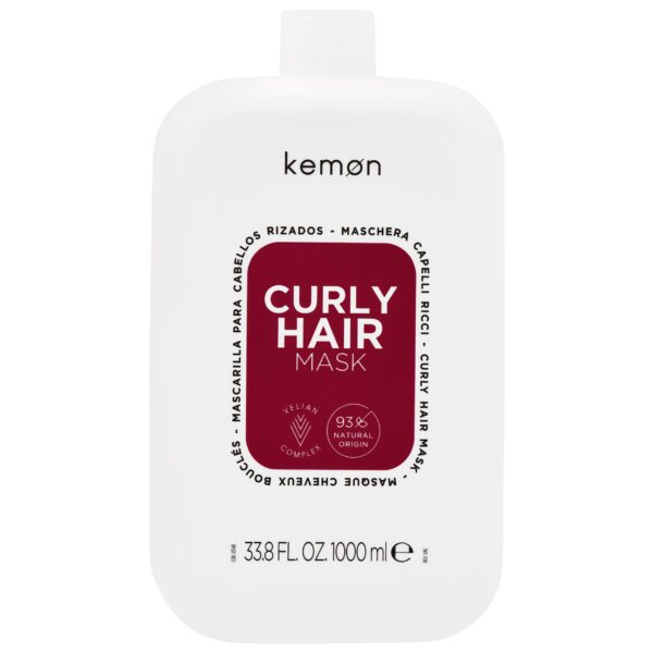 Kemon Curly Hair Mask - maska nawilżająca do włosów kręconych, 1000ml