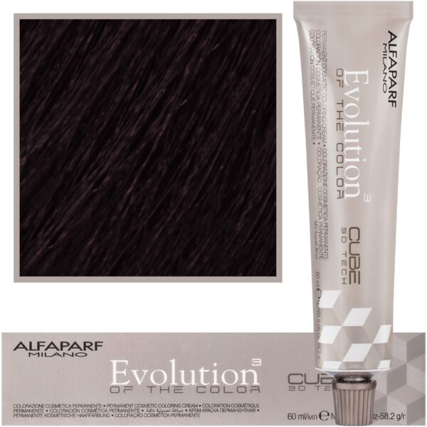 Alfaparf Evolution - farba do włosów 60ml cała paleta 5.32 | Jasny złoty fioletowy brąz