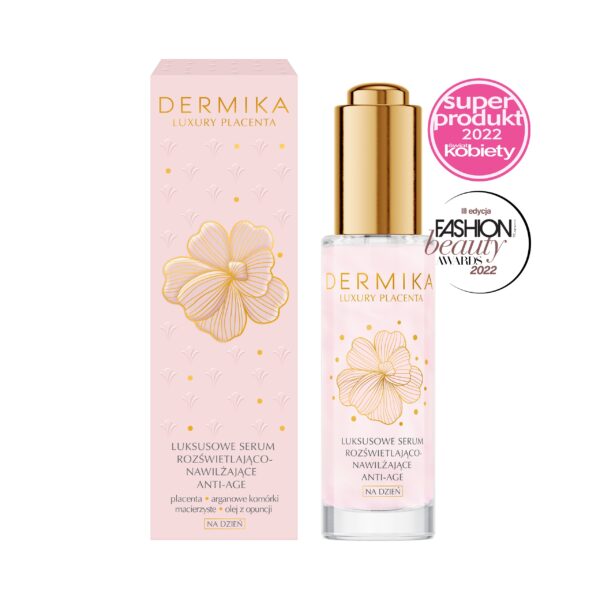Dermika Serum rozświetlająco-nawilżające anti-age na dzień