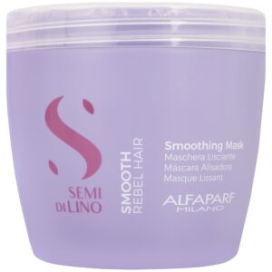 Alfaparf Semi Di Lino Smoothing Mask – nawilżająco-wygładzająca maska do włosów, 500ml