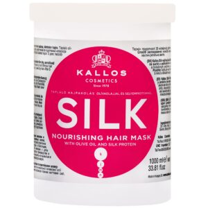 Kallos Silk Mask - regenerująca maska do włosów suchych i zniszczonych z jedwabiem, 1000ml