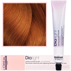 Loreal Dia Light - profesjonalna farba do włosów, 50ml 8.43 Jasny Blond Miedziano-Złocisty