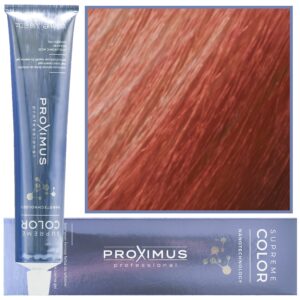 Proximus Supreme Color Nanotechnology – profesjonalna farba do włosów z kwasem hialuronowym, 100ml 10,85 | Bardzo Jasny Owocowy Platynowy Blond