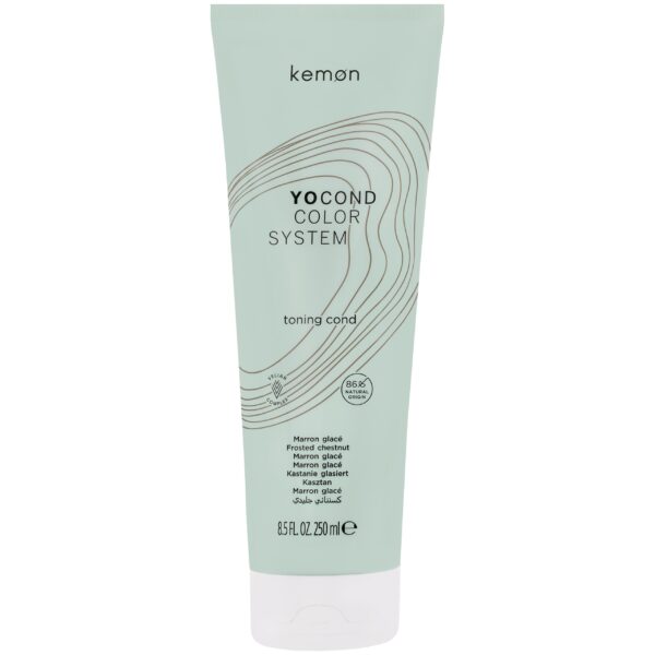 Kemon Yo Cond Color System Toning Conditioner - koloryzująca odżywka do włosów, 250ml Marron Glace | Kasztan