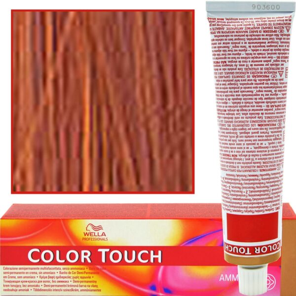 WELLA COLOR TOUCH profesjonalna farba do włosów 60 ml 7/43 Czerwień Tycjana