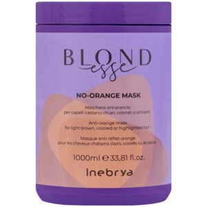 Inebrya Blondesse No Orange - maska niwelująca żółte refleksy, 1000ml