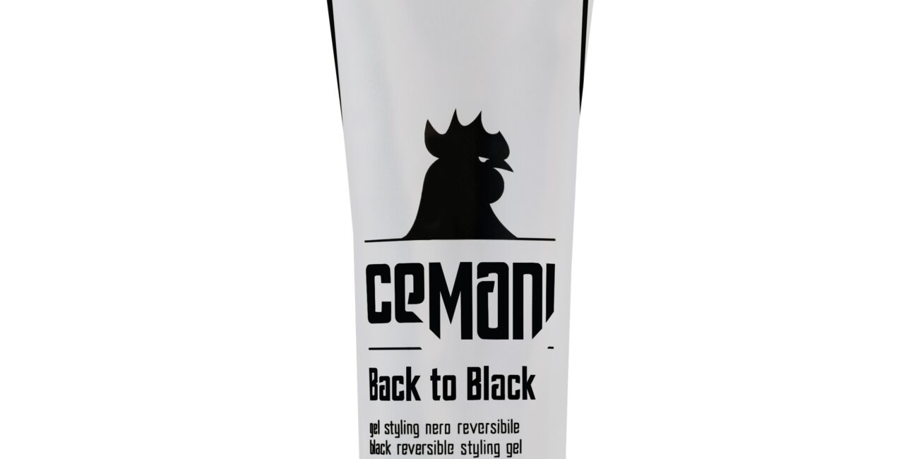 Selective Cemani Back to Black - zmywalny żel do włosów maskujący siwiznę, czarny, 150ml