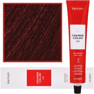 Kemon Cramer Color – kremowa farba do włosów z olejem kokosowym, 100ml 6,5 | Ciemny Czerwony Blond