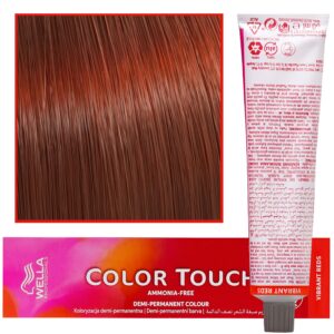 WELLA COLOR TOUCH profesjonalna farba do włosów 60 ml 7/4 Średni Blond Czerwony