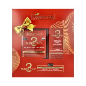 Bielenda Zestaw przeciwzmarszczkowy Super Trio 60+ krem + serum