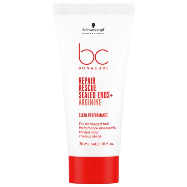 Schwarzkopf BC Repair Rescue Sealed Ends+ - maska na rozdwojone końcówki, 30ml