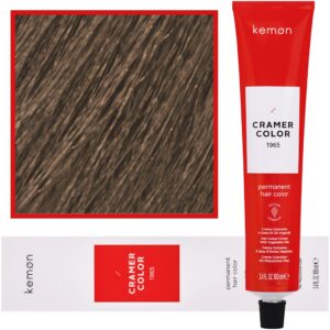 Kemon Cramer Color – kremowa farba do włosów z olejem kokosowym, 100ml 8,008 | Jasny Nordycki Super Naturalny Blond