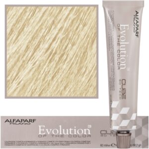 Alfaparf Evolution - farba do włosów 60ml cała paleta 11.13 | Popielata złota platyna