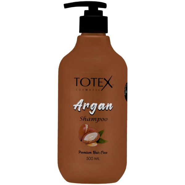 Totex Premium Hair Care Argan - wzmacniający szampon do włosów z olejkiem arganowym, 500ml