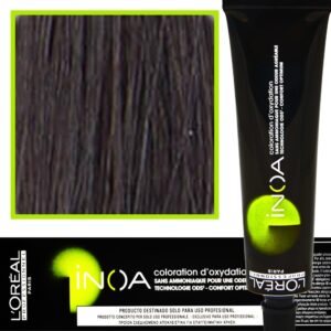 Loreal Inoa farba do włosów głęboki i trwały kolor dodatkowa ochrona włosa 60 ml 1 Czarny