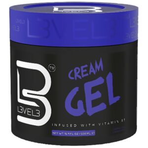 L3VEL3 Cream Gel - kremowy żel do stylizacji włosów o średnim utrwaleniu, 500ml