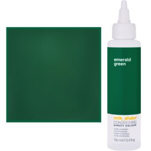 Milk Shake Direct Colour Toner do koloryzacji włosów 100ml, pełna paleta kolorów EMERALD GREEN || Szmaragdowa Zieleń