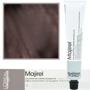 Loreal Majirel - profesjonalna farba do włosów, paleta kolorów, 50ml 4.15 Brąz Popielato-Mahoniowy