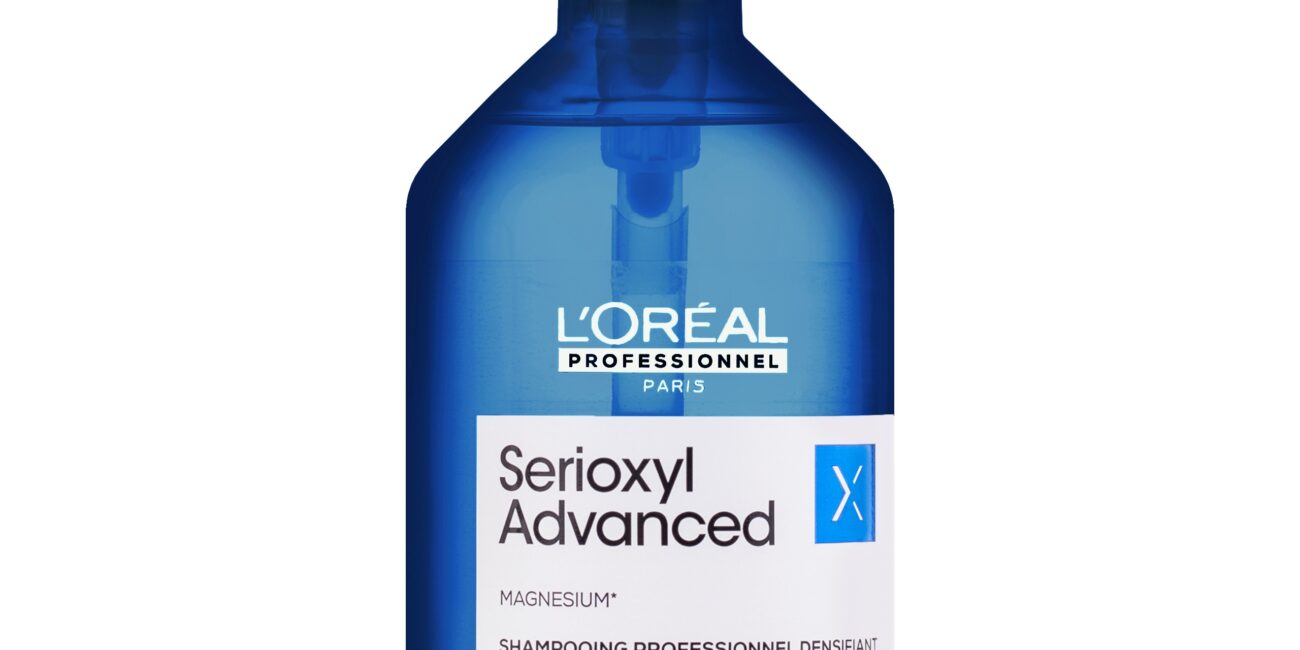 Loreal Serioxyl Advanced - szampon w żelu zagęszczający włosy, 500ml