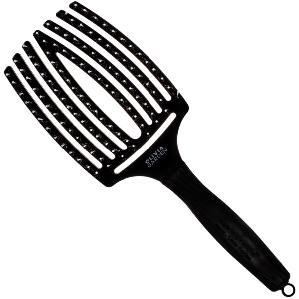 Olivia Garden Finger Brush Combo Large, szczotka do codziennej pielęgnacji, różne kolory Black | Czarny