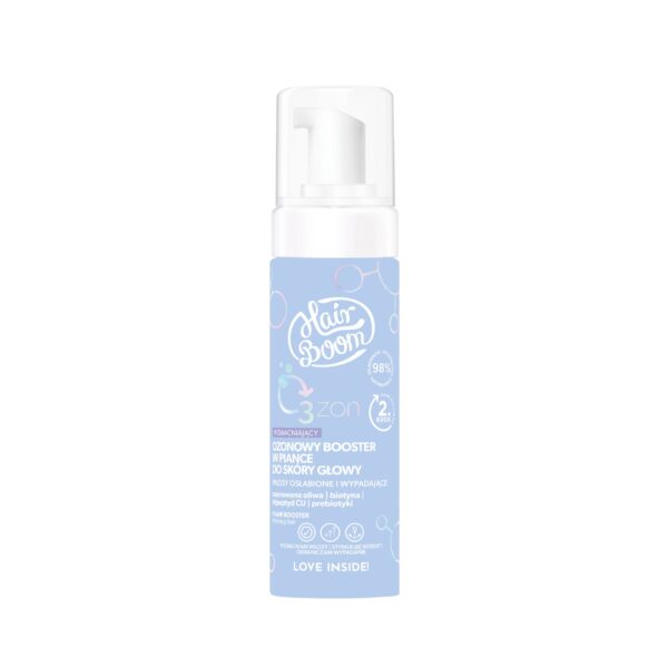 HairBoom Wzmacniający ozonowy booster w piance do skóry głowy