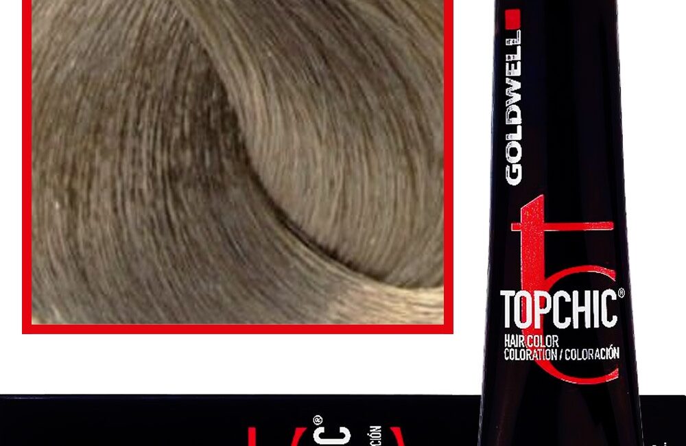 Goldwell Topchic - profesjonalna farba do włosów, 60ml 9-A Bardzo Jasny Popielaty Blond