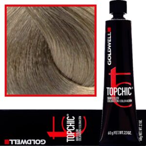 Goldwell Topchic - profesjonalna farba do włosów, 60ml 9-A Bardzo Jasny Popielaty Blond