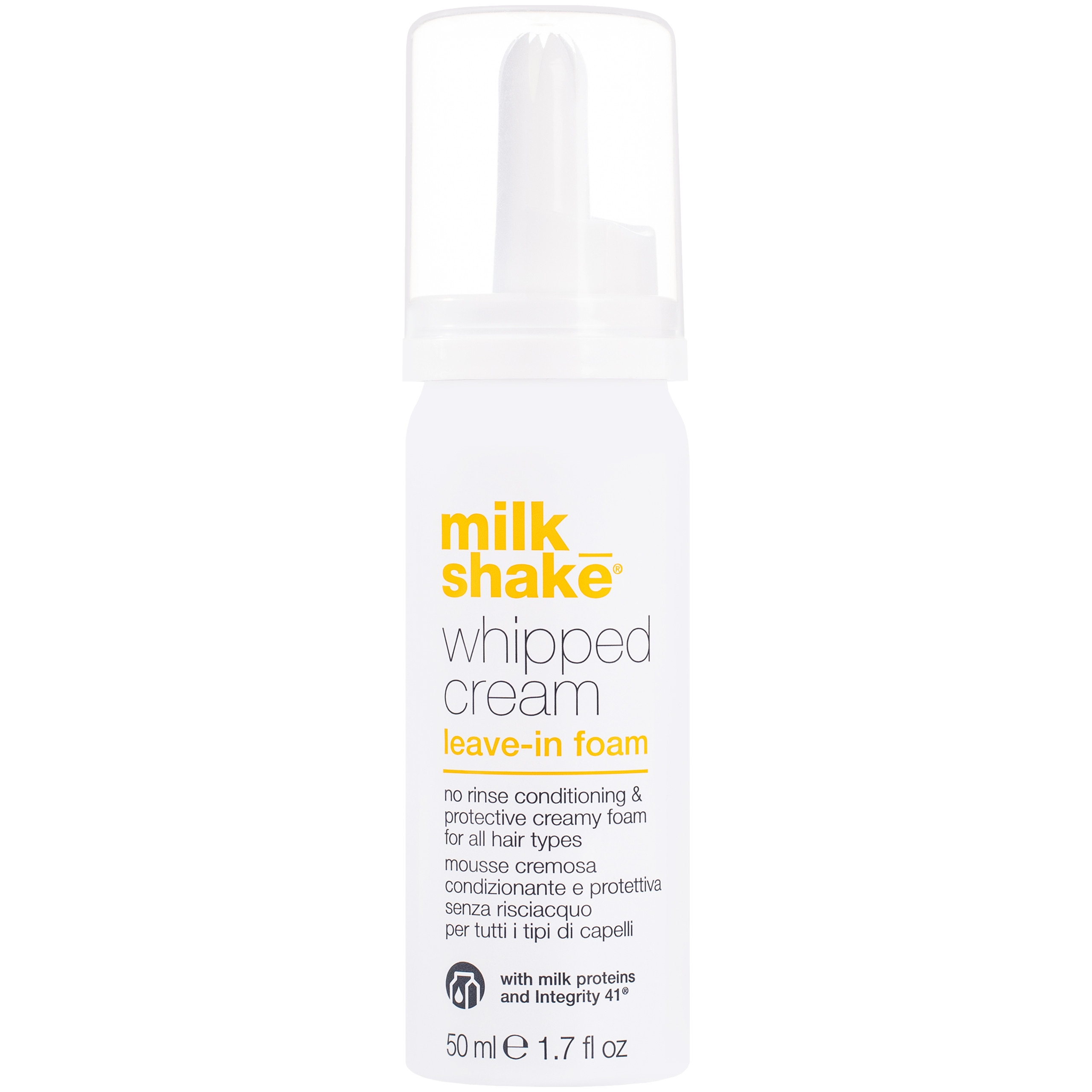 Milk Shake Whipped Cream Leave In Foam – odżywka do włosów w sprayu, 50ml