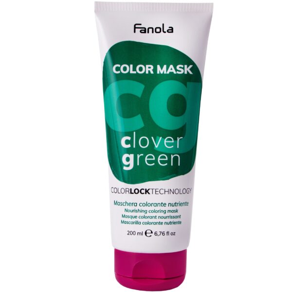 Fanola Color Mask - maska koloryzująca do włosów, różne kolory 200ml Clover Green