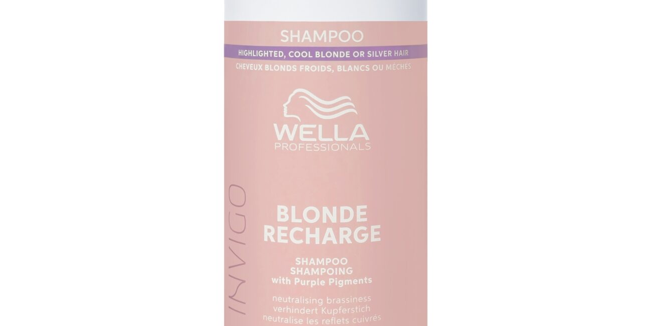 Wella Invigo Blonde Recharge Shampoo - szampon do włosów blond, 1000ml