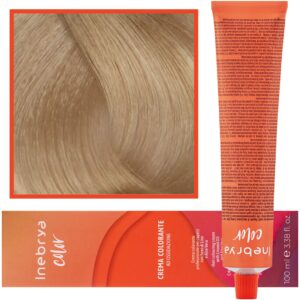 Inebrya Color - farba krem koloryzujący do włosów, 100ml 9/3 | Bardzo Jasny Złoty Blond