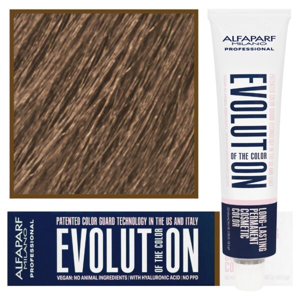 Alfaparf Evolution - wegańska farba do koloryzacji włosów, 60ml 8,01 | Jasny Delikatny Popielaty Blond