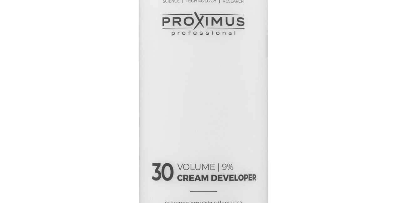 Proximus Cream Developer– oksydant do farbowania i rozjaśniania włosów, 1000 ml 9% | Volume 30