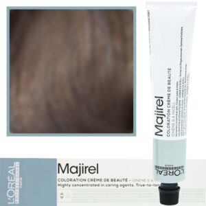 Loreal Majirel - profesjonalna farba do włosów, paleta kolorów, 50ml 6.1 Ciemny Blond Popielaty