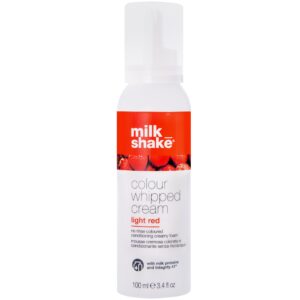 Milk Shake Color Whipped Cream - odżywcza pianka koloryzująca różne kolory, 100 ml Light Red